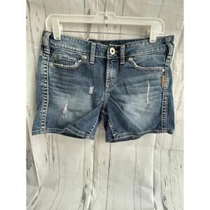 Frances silver shorts size 28